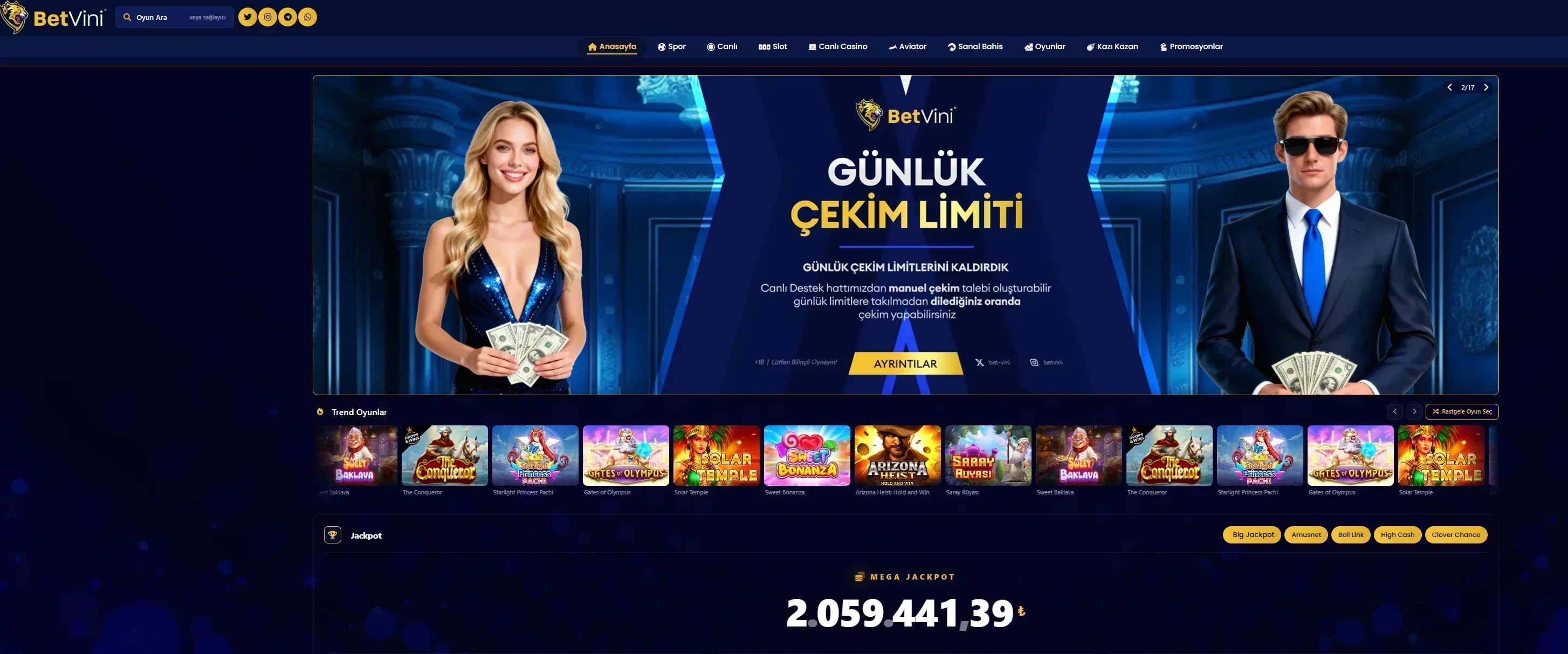 Betvini ekran görüntüsü